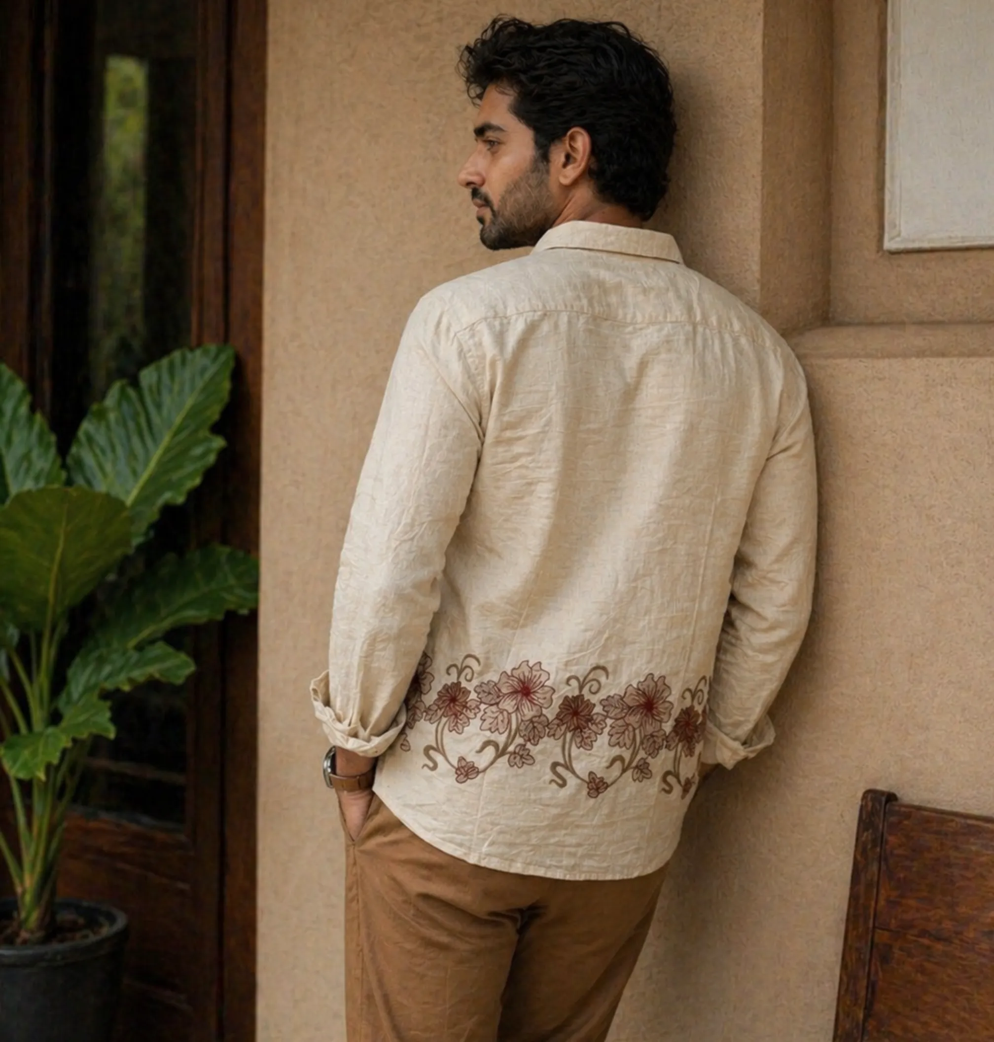 The finished khadi shirt